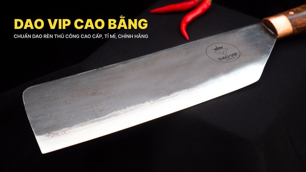 Dao phay chặt gà thép nhíp - CG1DD DAO VIP CAO BẰNG