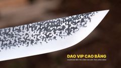 Dao thái lọc thép nhíp dập hoa văn N17TDD DAO VIP CAO BẰNG