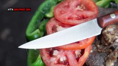 Dao ăn bít tết 12cm thép trắng  - DAC