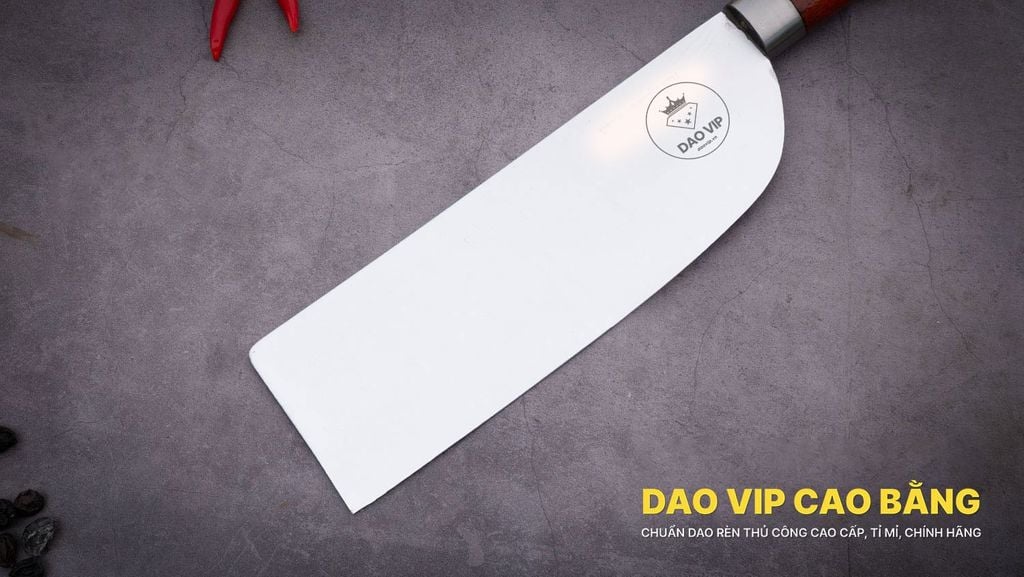 Dao chặt gà thép trắng CG99H DAO VIP CAO BẰNG