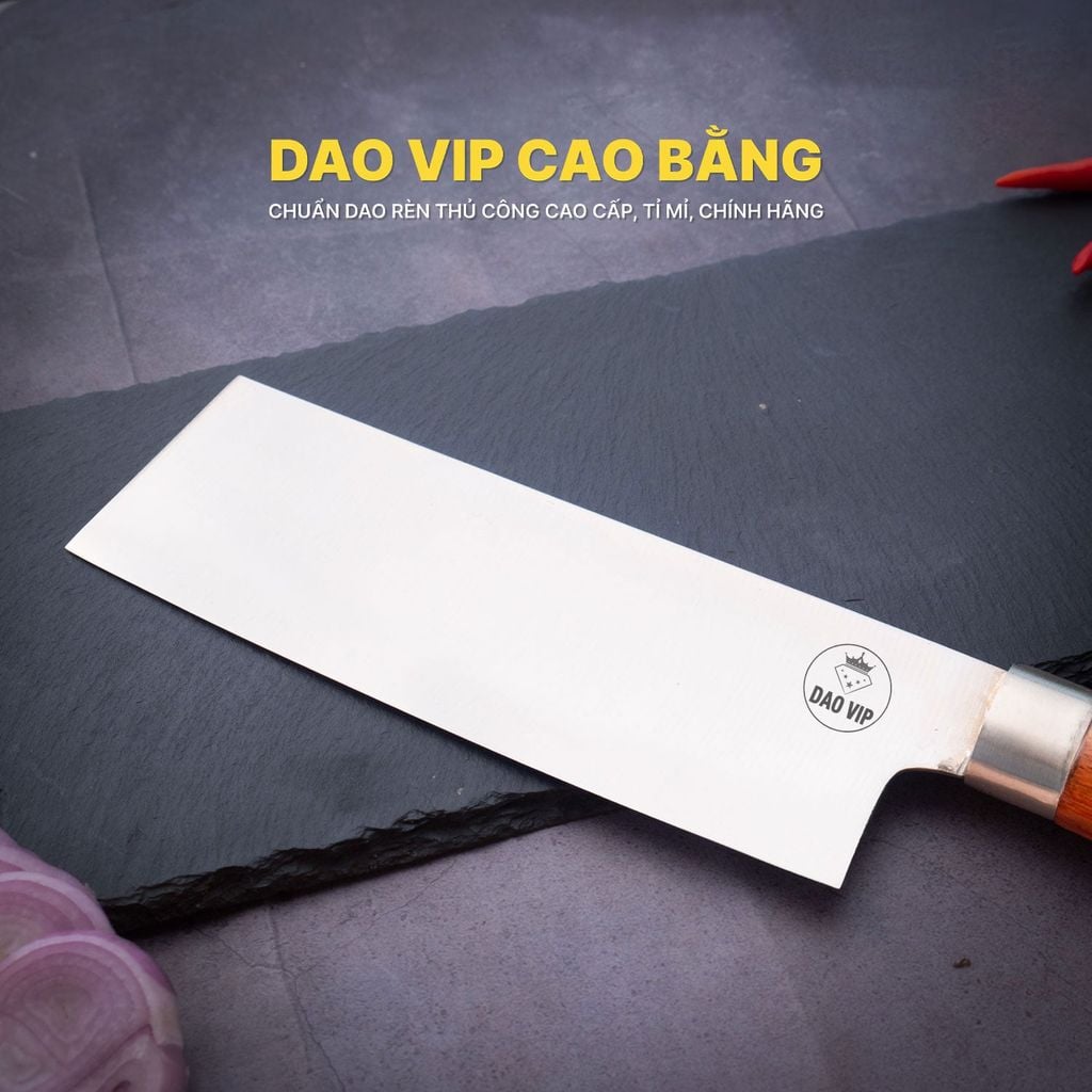 Dao thái thịt cá thép trắng DT09H DAO VIP CAO BẰNG