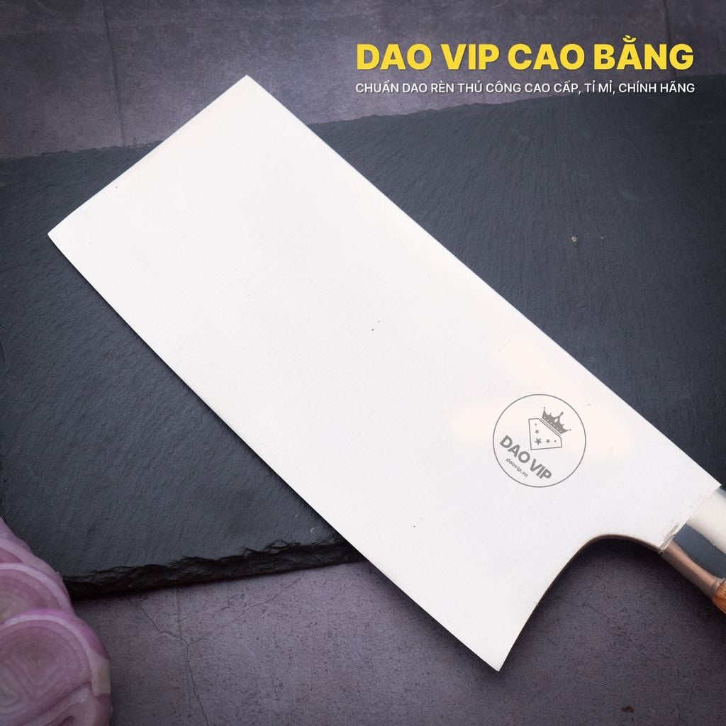 Dao chặt gà vịt thép trắng CG09H DAO VIP CAO BẰNG