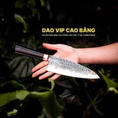 Dao Deba thép nhíp dập hoa văn - N12TMDD DAO VIP CAO BẰNG
