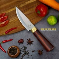 Dao lọc thép trắng cán gỗ cẩm DL09 - HÀNG CHUẨN DAO VIP CAO BẰNG