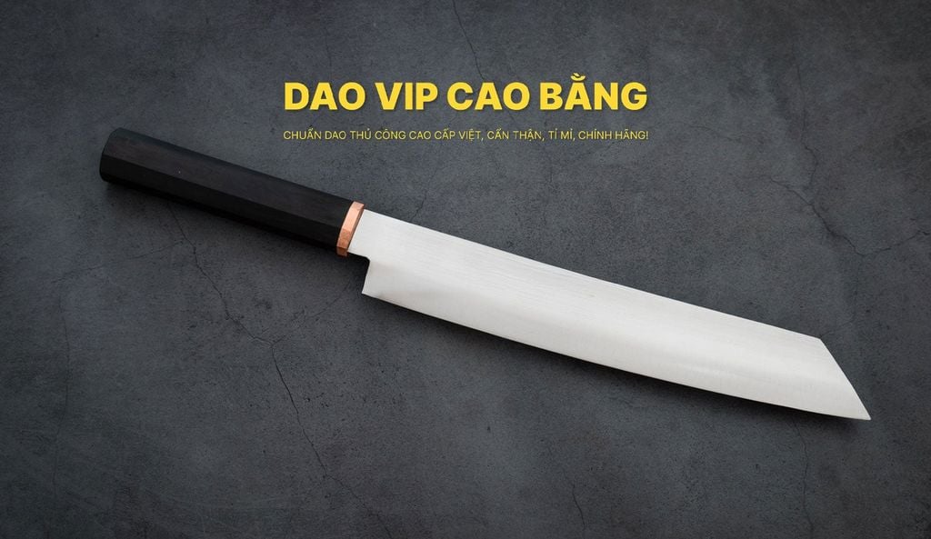 Dao Kiritsuke thép trắng - DNK27 DAO VIP CAO BẰNG