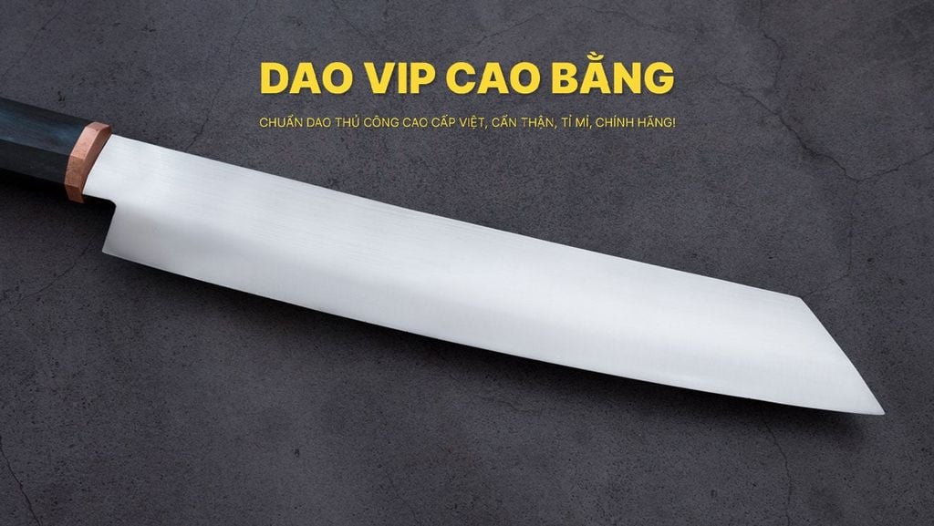 Dao Kiritsuke thép trắng - DNK27 DAO VIP CAO BẰNG