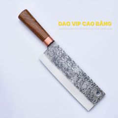 Dao thái thép nhíp dập hoa văn - G03TDD DAO VIP CAO BẰNG