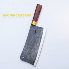 Dao chặt gà sắc bén -Thép nhíp ô tô - Cán cẩm khâu đồng - N09D DAO VIP CAO BẰNG