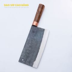 Dao chặt - thái bản 10 - Thép nhíp ô tô - Cán cẩm khâu đồng - CTB10DD DAO VIP CAO BẰNG