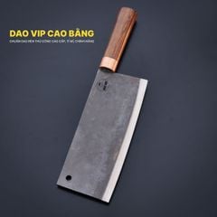 Dao chặt gà sắc bén - Thép nhíp ô tô - Cán cẩm khâu đồng - G05D DAO VIP CAO BẰNG