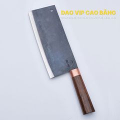 Dao chặt gà sắc bén - Thép nhíp ô tô - Cán cẩm khâu đồng - G05D DAO VIP CAO BẰNG
