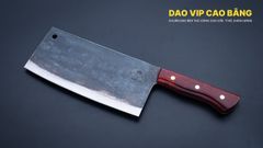 Dao chặt - thái bản 10 - Thép nhíp ô tô - Cán ốp cẩm - CTB10OCD DAO VIP CAO BẰNG