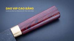 Dao chặt xương sắc bén - Thép nhíp ô tô - Cán cẩm khâu đồng - G06D DAO VIP CAO BẰNG