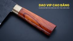 Dao tầu chặt xương - Thép nhíp ô tô - Cán cẩm khâu đồng - DCX01DD DAO VIP CAO BẰNG