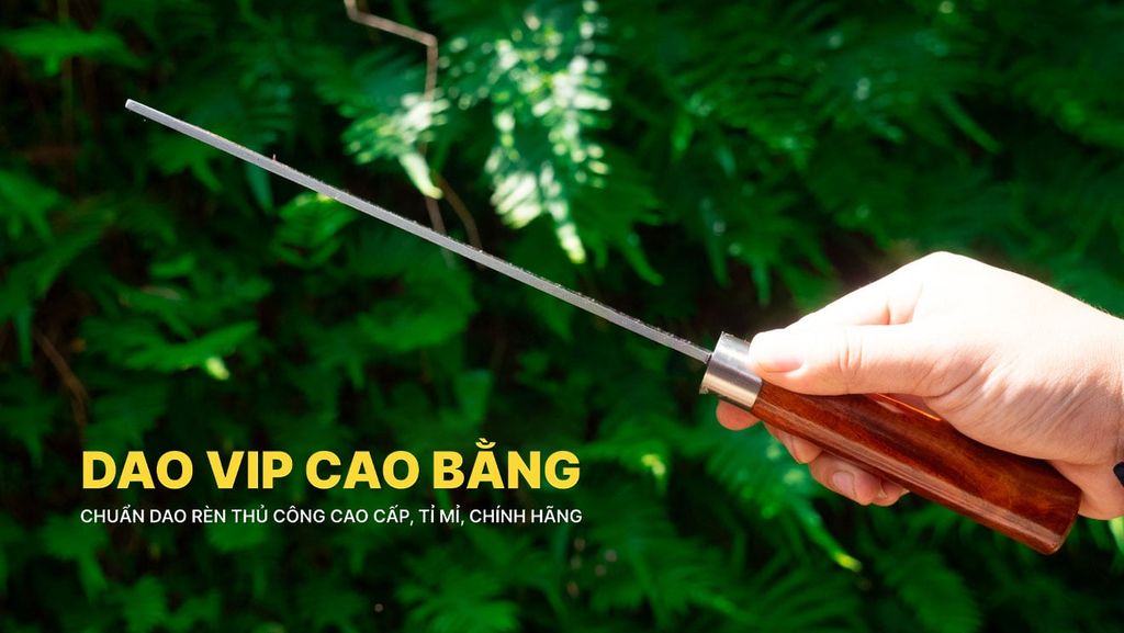 Dao chặt gà thép trắng G05K DAO VIP CAO BẰNG