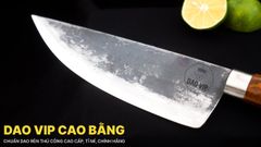 Dao lọc - thái sắc bén - Thép nhíp ô tô - Cán gỗ tự nhiên khâu inox - G10 DAO VIP CAO BẰNG