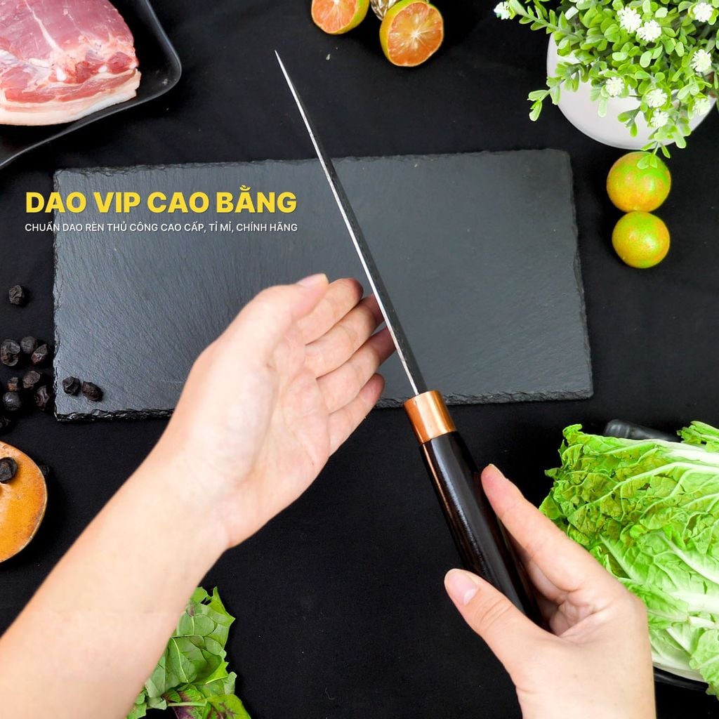 Dao lọc thép nhíp dập hoa văn - DL15TMDD DAO VIP CAO BẰNG