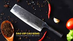 Dao thái sắc bén - Cán sắt - Thép nhíp ô tô - S01 DAO VIP CAO BẰNG