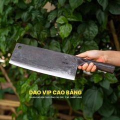 Dao chặt xương sắc bén - Cán sắt - Thép nhíp ô tô - S06 DAO VIP CAO BẰNG