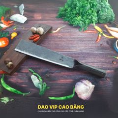 Dao chặt gà, chặt cây - Cán sắt - Thép nhíp ô tô - S07 DAO VIP CAO BẰNG