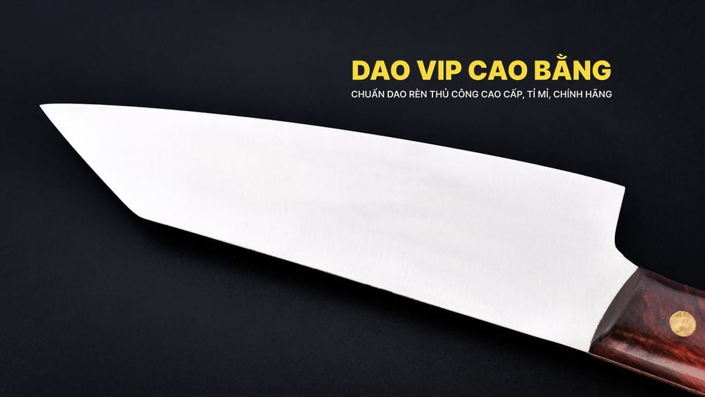 Dao lọc thái thịt thép trắng - SLK06 DAO VIP CAO BẰNG