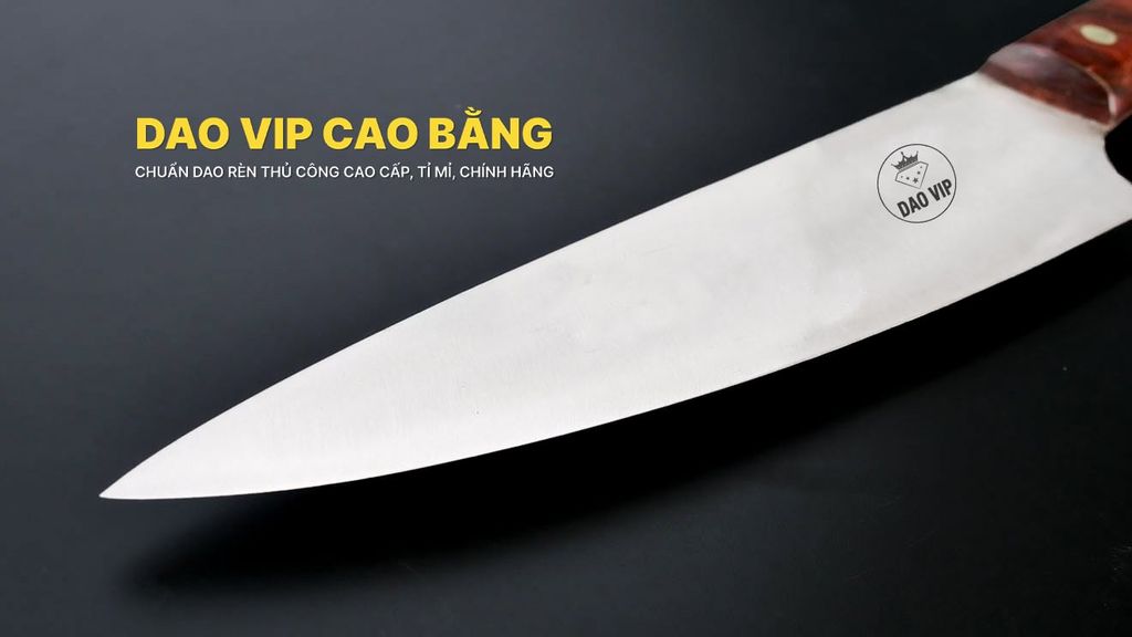 Dao lọc thái thịt thép trắng - SLK02 DAO VIP CAO BẰNG