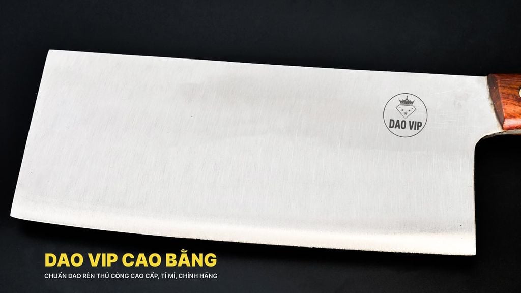 Dao chặt gà cao cấp thép trắng - SGK05 DAO VIP CAO BẰNG