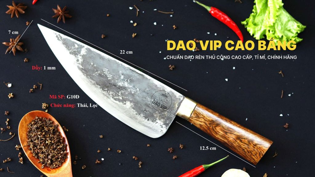 DAO BẦU LỌC 22 khâu đồng G10D DAO VIP CAO BẰNG