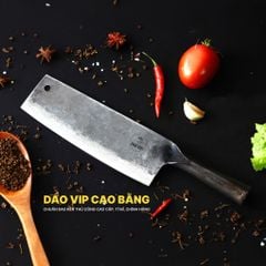 Dao thái sắc bén - Cán sắt - Thép nhíp ô tô - S02 DAO VIP CAO BẰNG