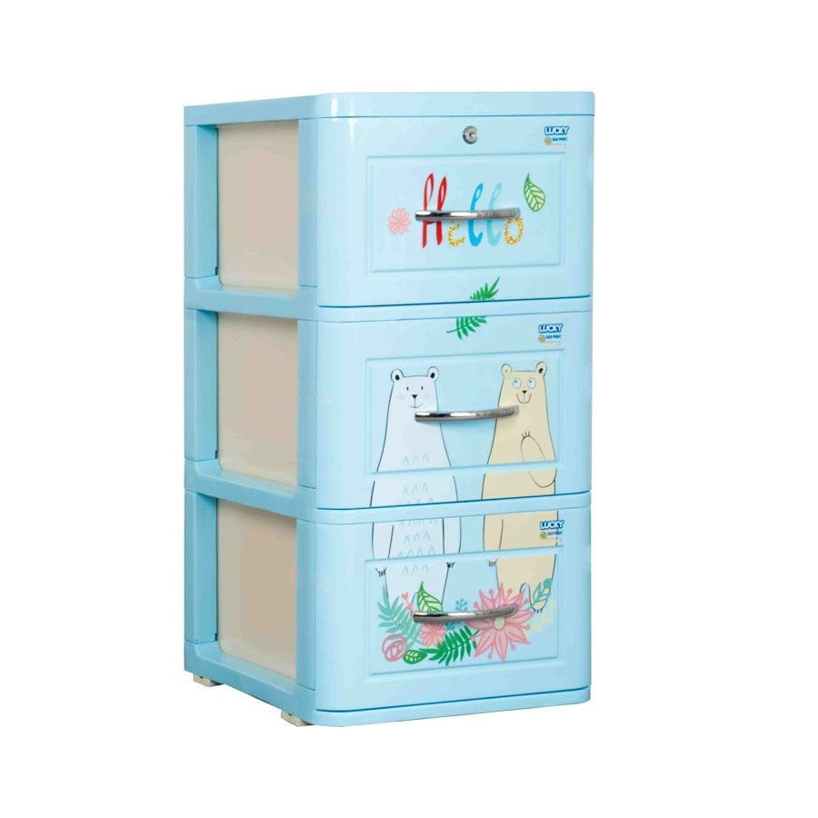  Tủ nhựa LUCKY 3 tầng 