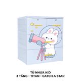  Tủ nhựa KID 3 tầng 