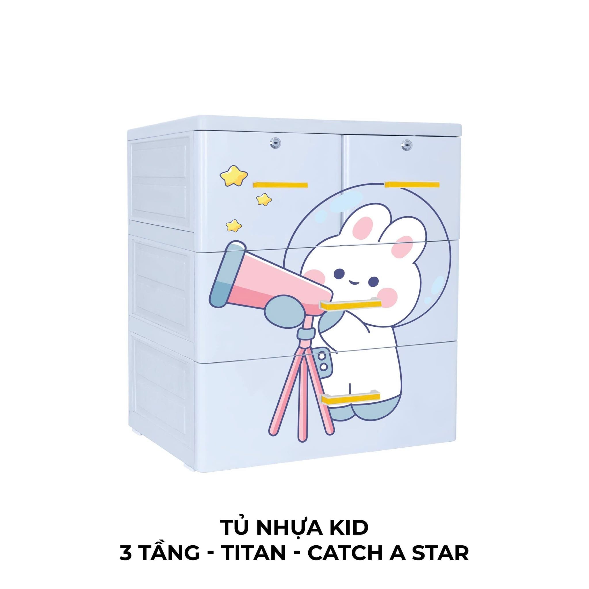  Tủ nhựa KID 3 tầng 