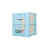 Tủ nhựa LUCKY 2 tầng - Nội Ngoại Thất Inox Nhựa - Qui Phúc - quiphuc.com