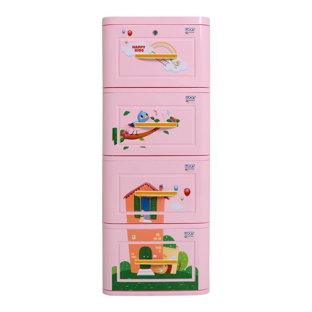  Tủ nhựa LUCKY 4 tầng 
