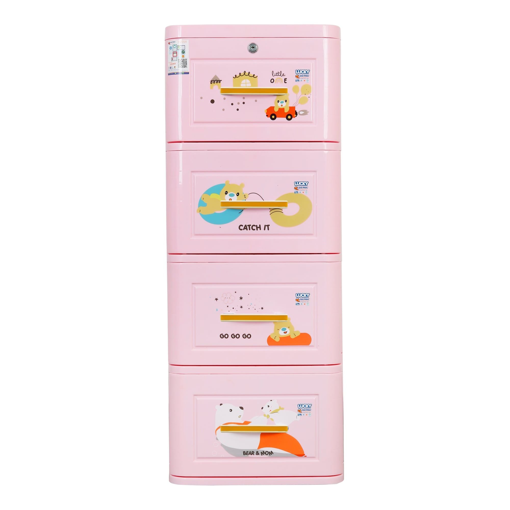  Tủ nhựa LUCKY 4 tầng 