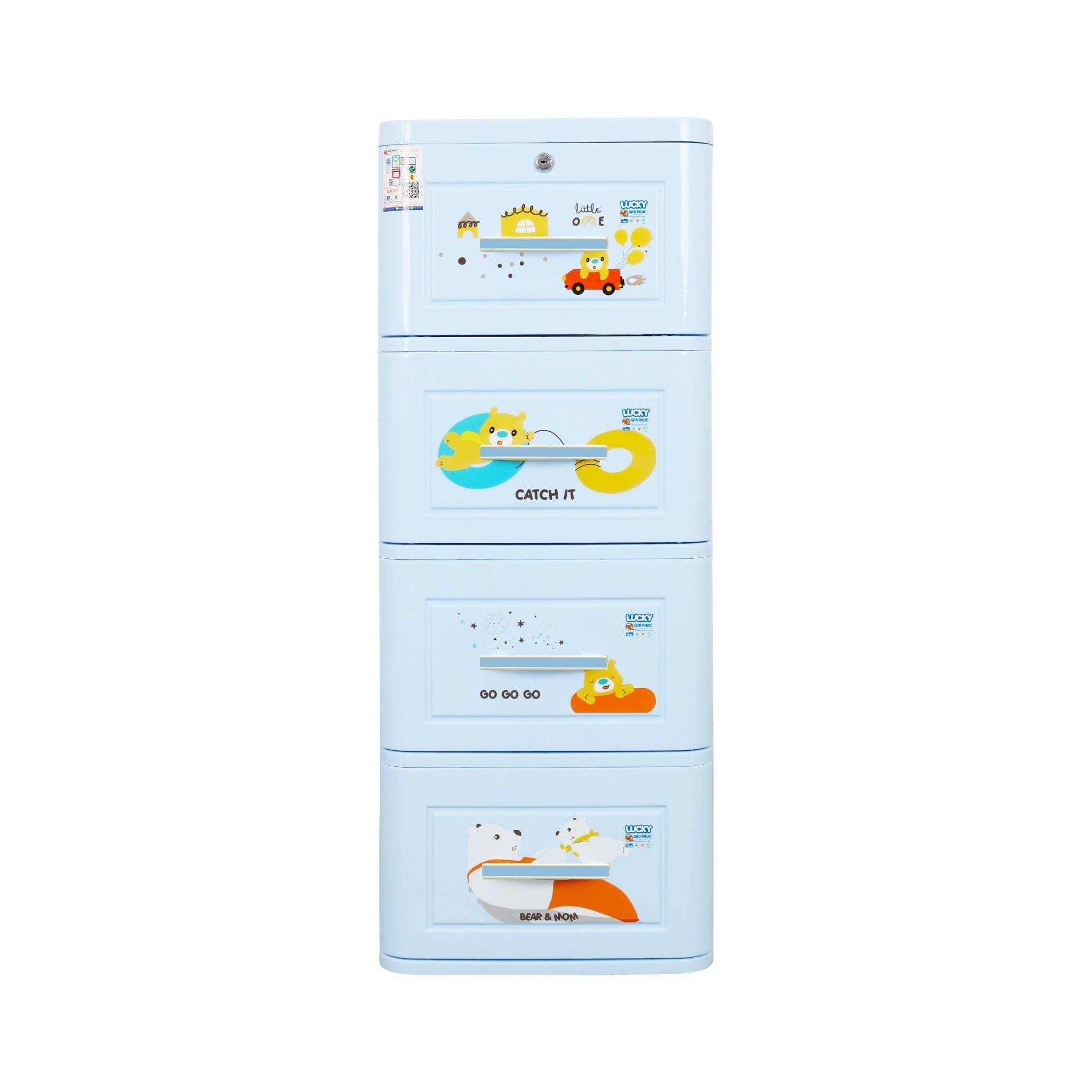  Tủ nhựa LUCKY 4 tầng 