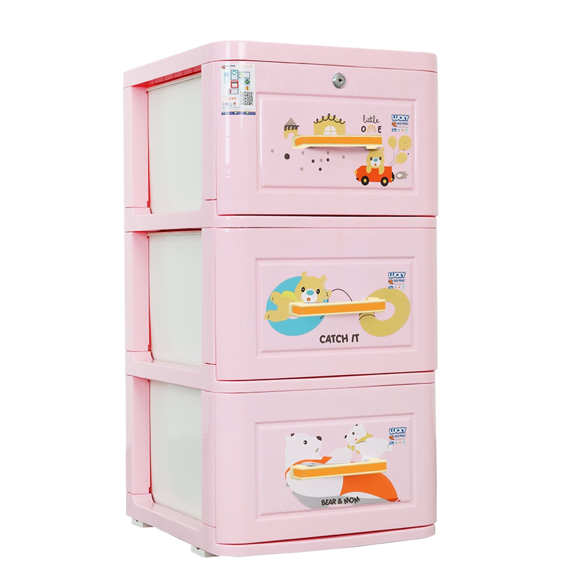  Tủ nhựa LUCKY 3 tầng 