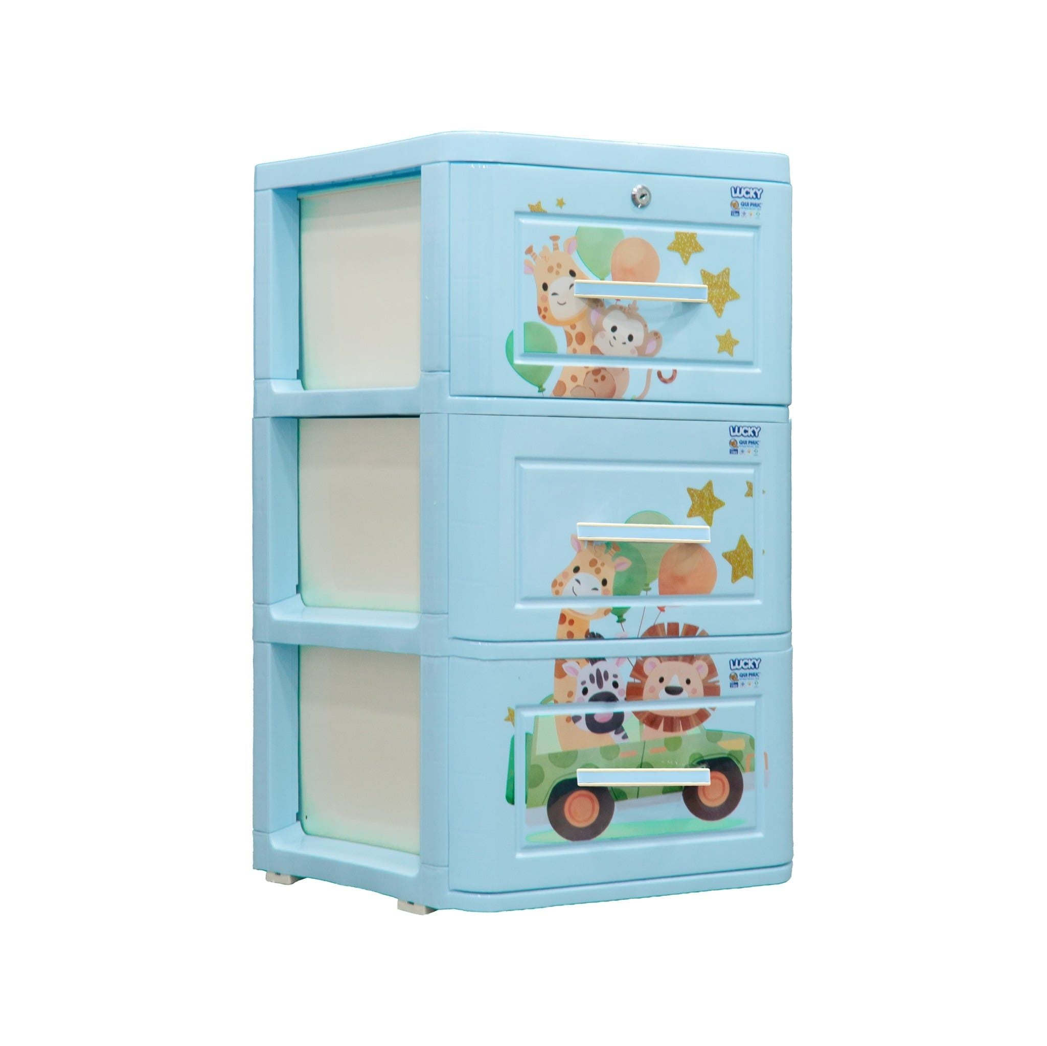  Tủ nhựa LUCKY 3 tầng 