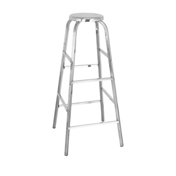 Ghế đốt nhang inox DELI chân vuông phi 25 mặt tròn - Nội Ngoại Thất Inox Nhựa - Qui Phúc - quiphuc.com