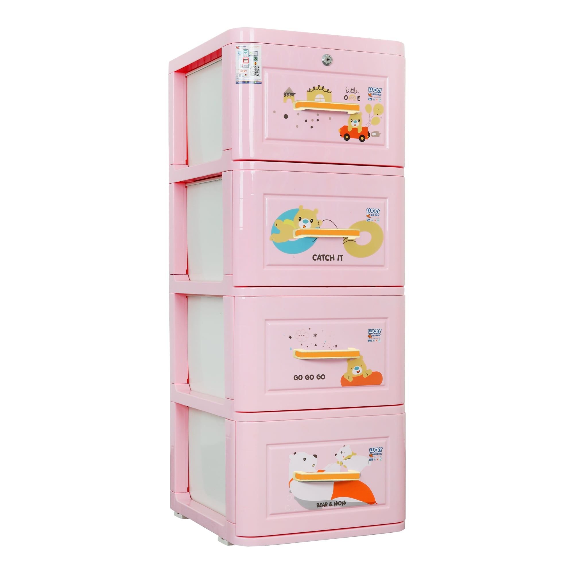  Tủ nhựa LUCKY 4 tầng 