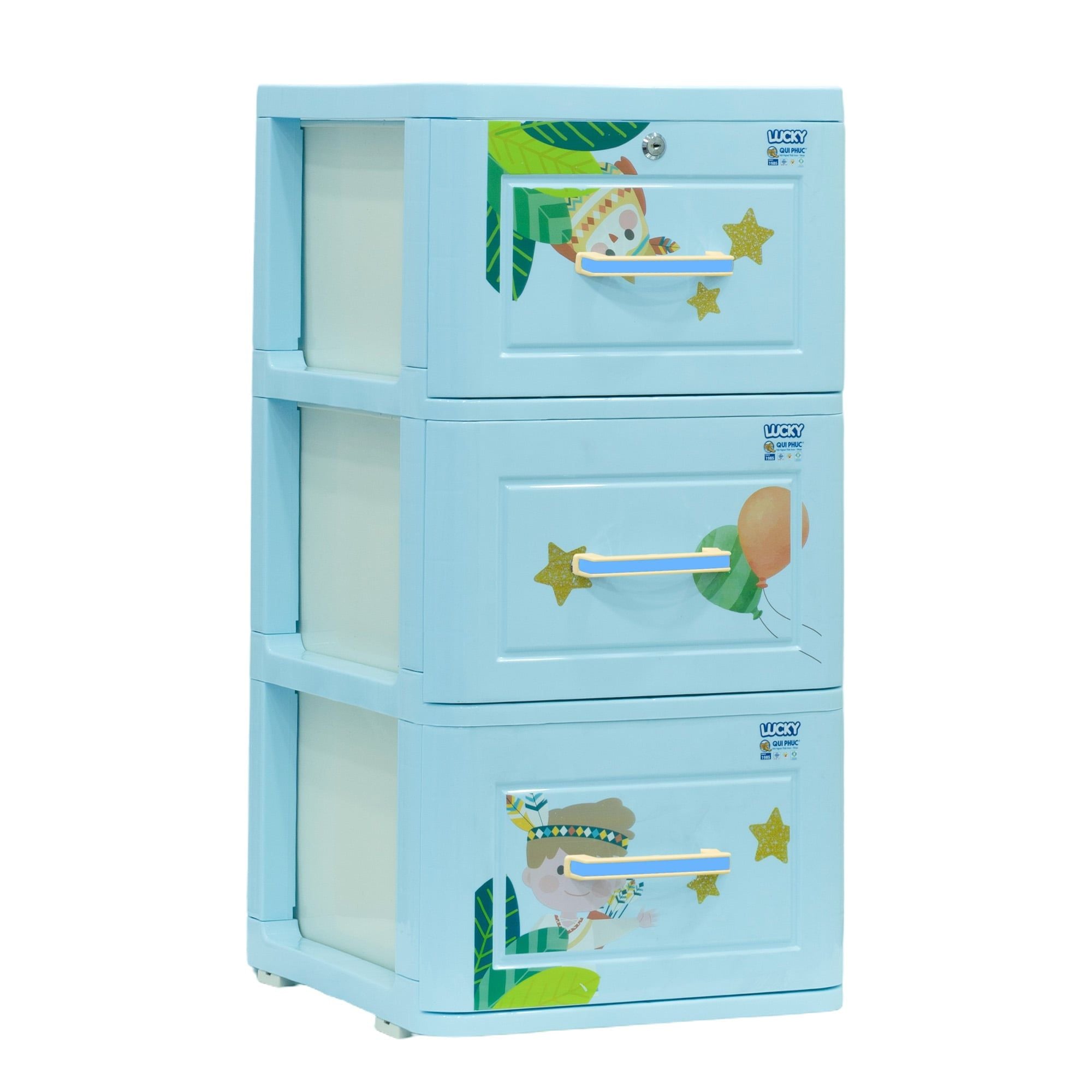  Tủ nhựa LUCKY 3 tầng 