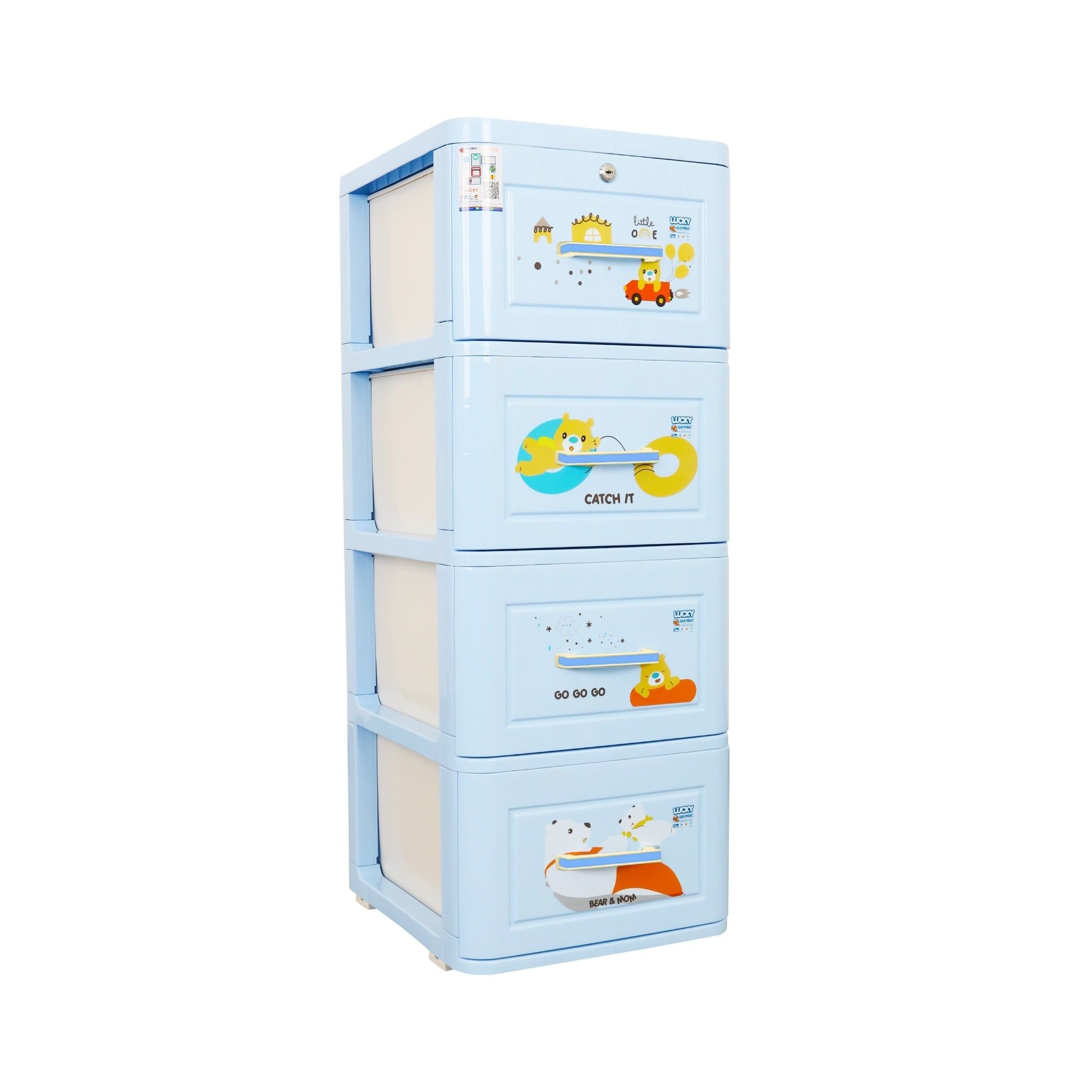  Tủ nhựa LUCKY 4 tầng 