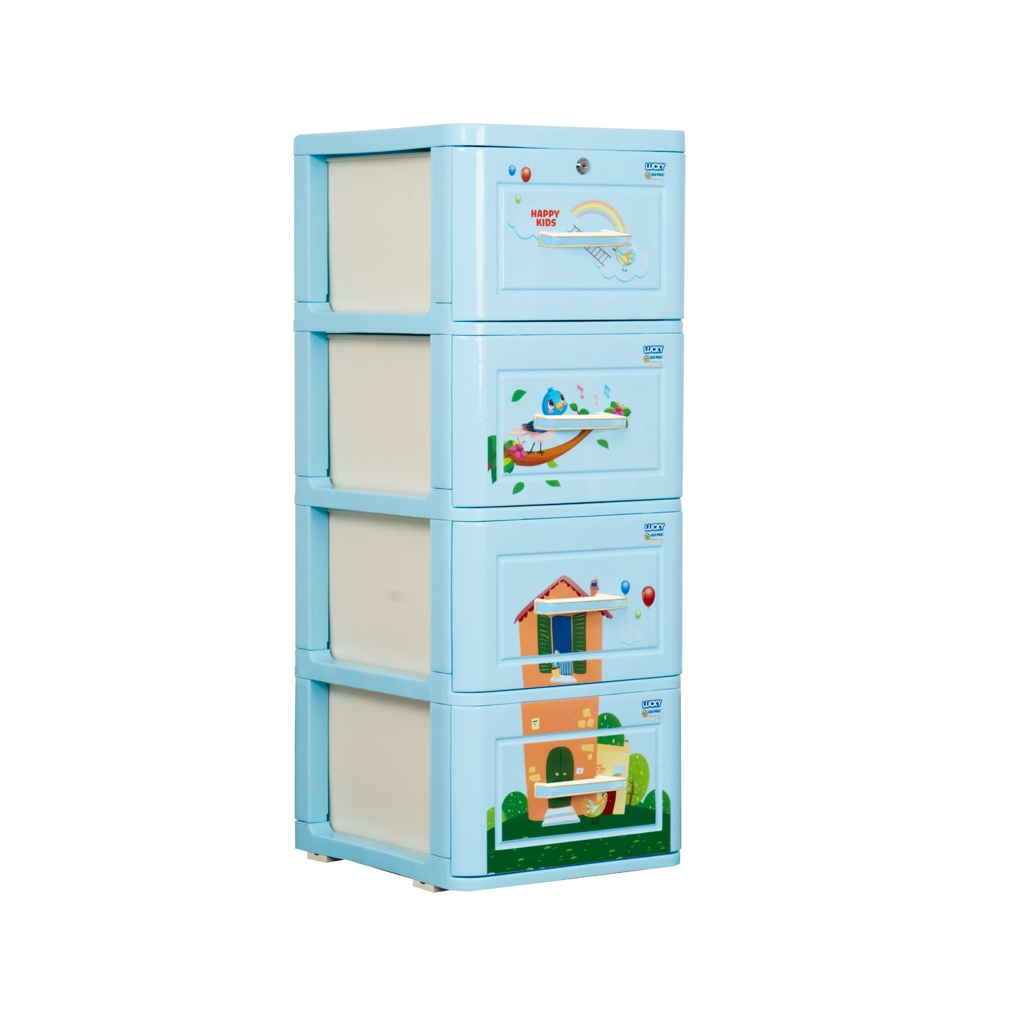  Tủ nhựa LUCKY 4 tầng 