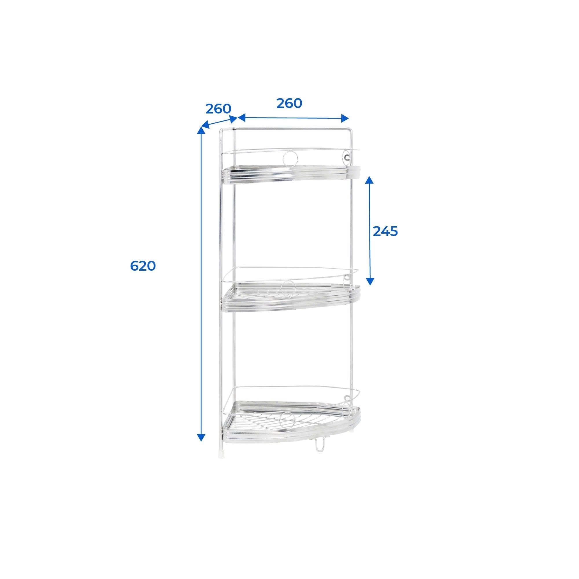  Kệ góc tường inox WIN chân đứng 