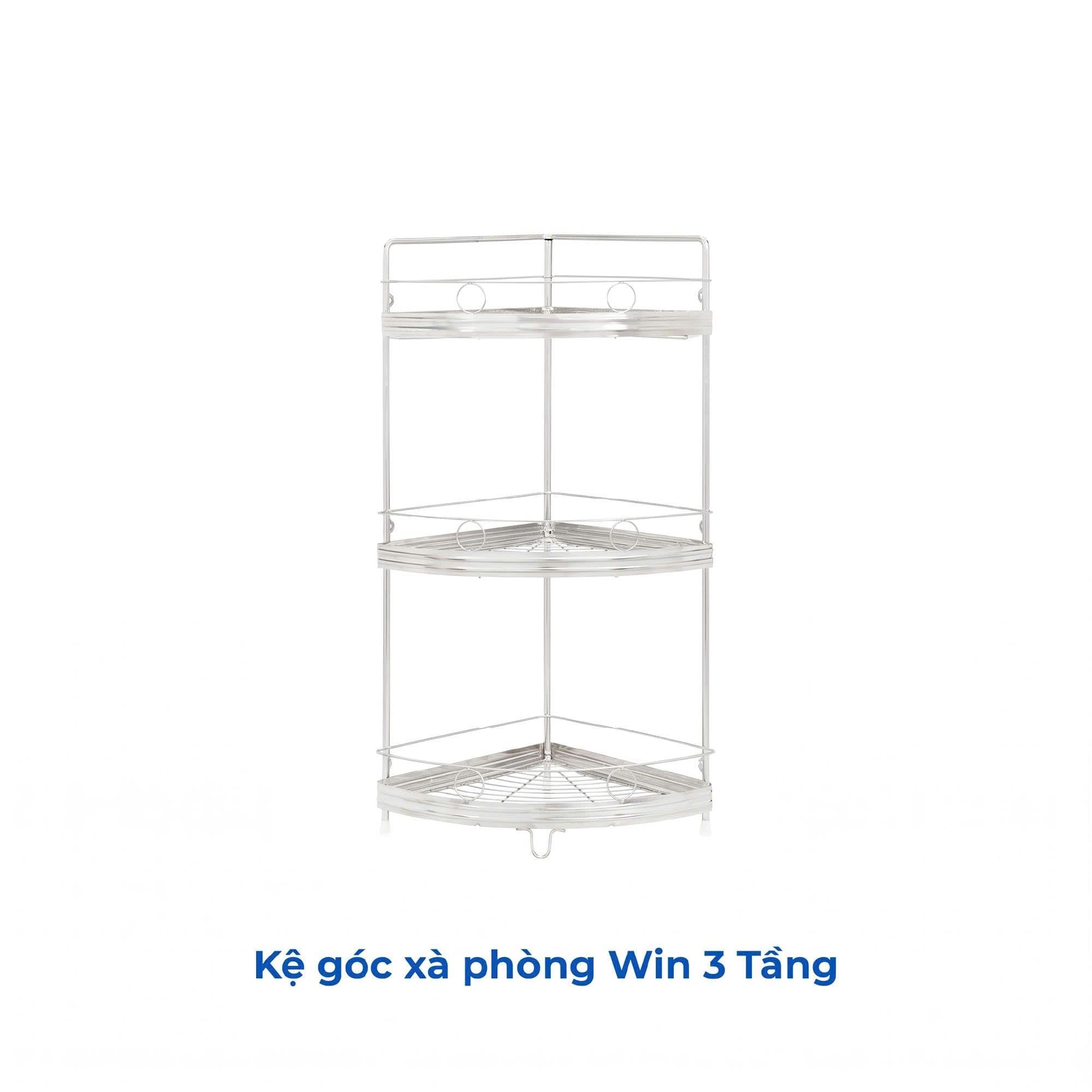  Kệ góc tường inox WIN chân đứng 