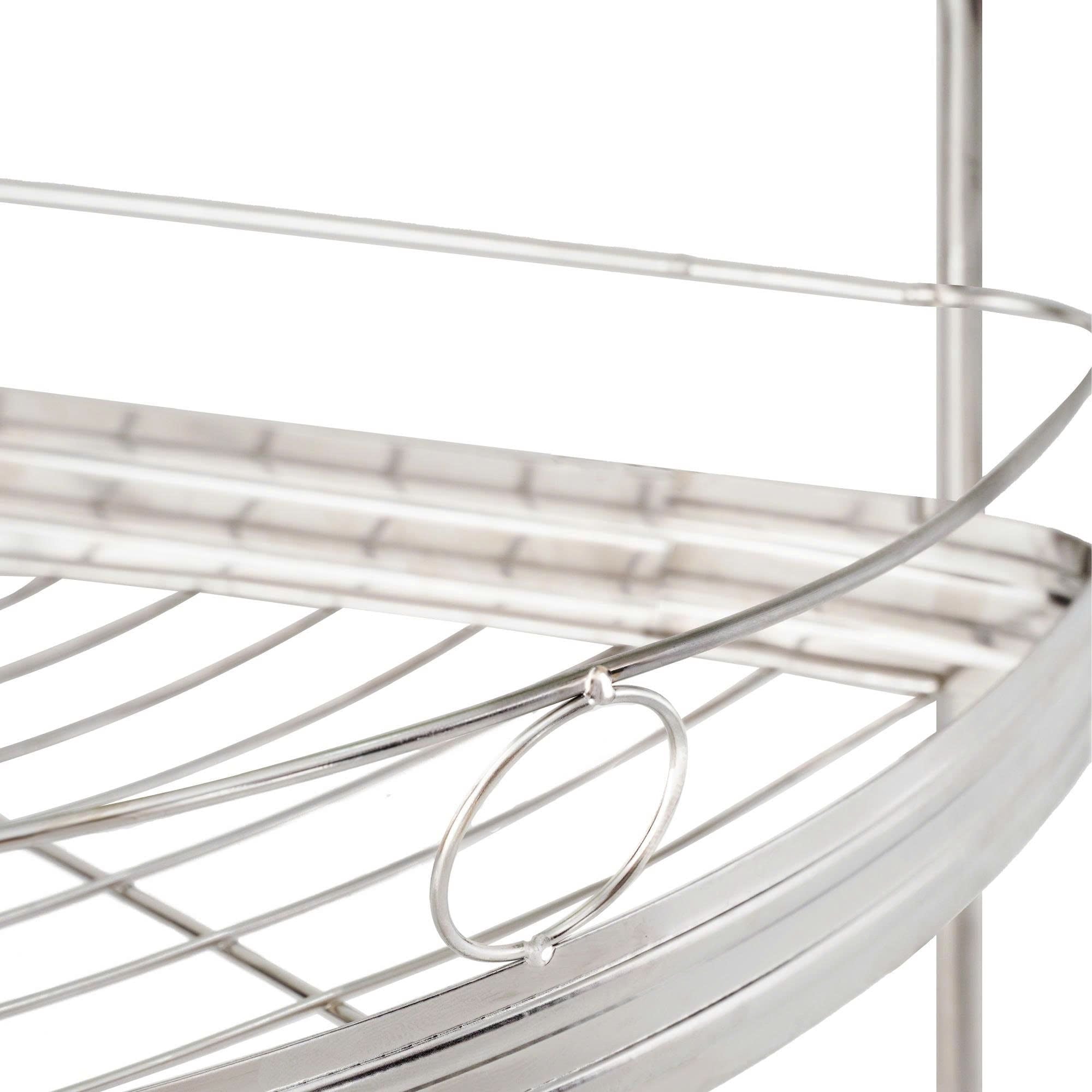  Kệ góc tường inox WIN chân đứng 