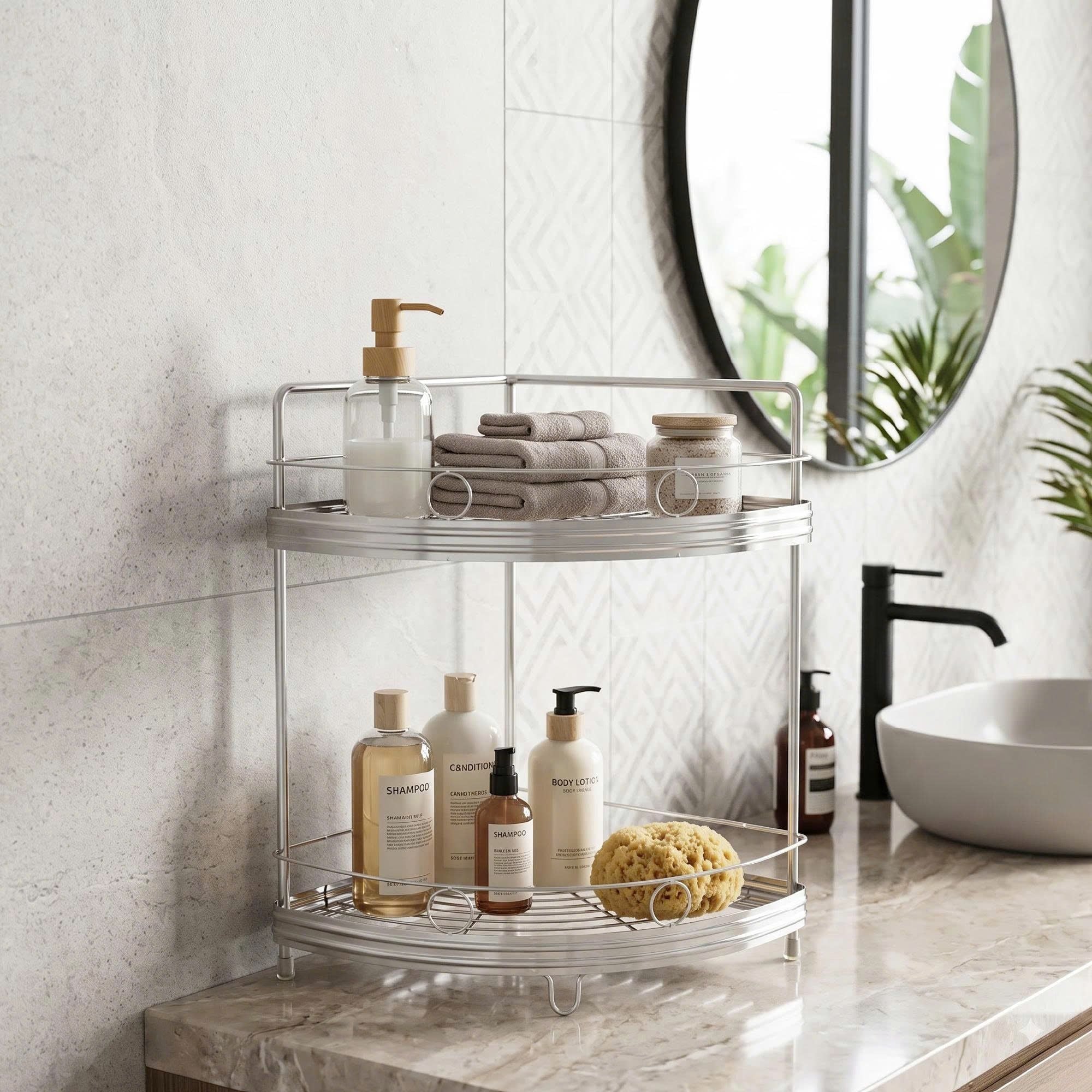  Kệ góc tường inox WIN chân đứng 