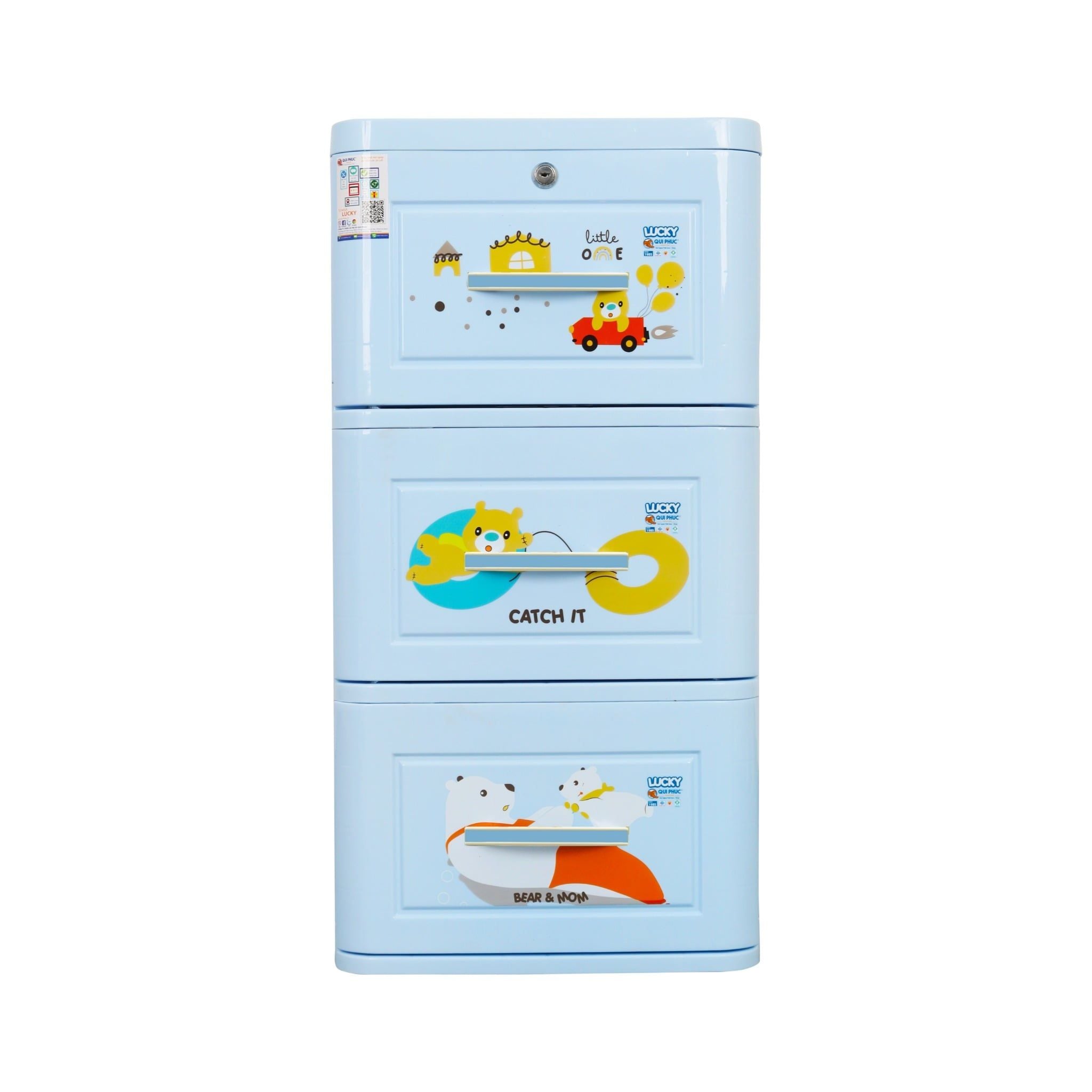  Tủ nhựa LUCKY 3 tầng 