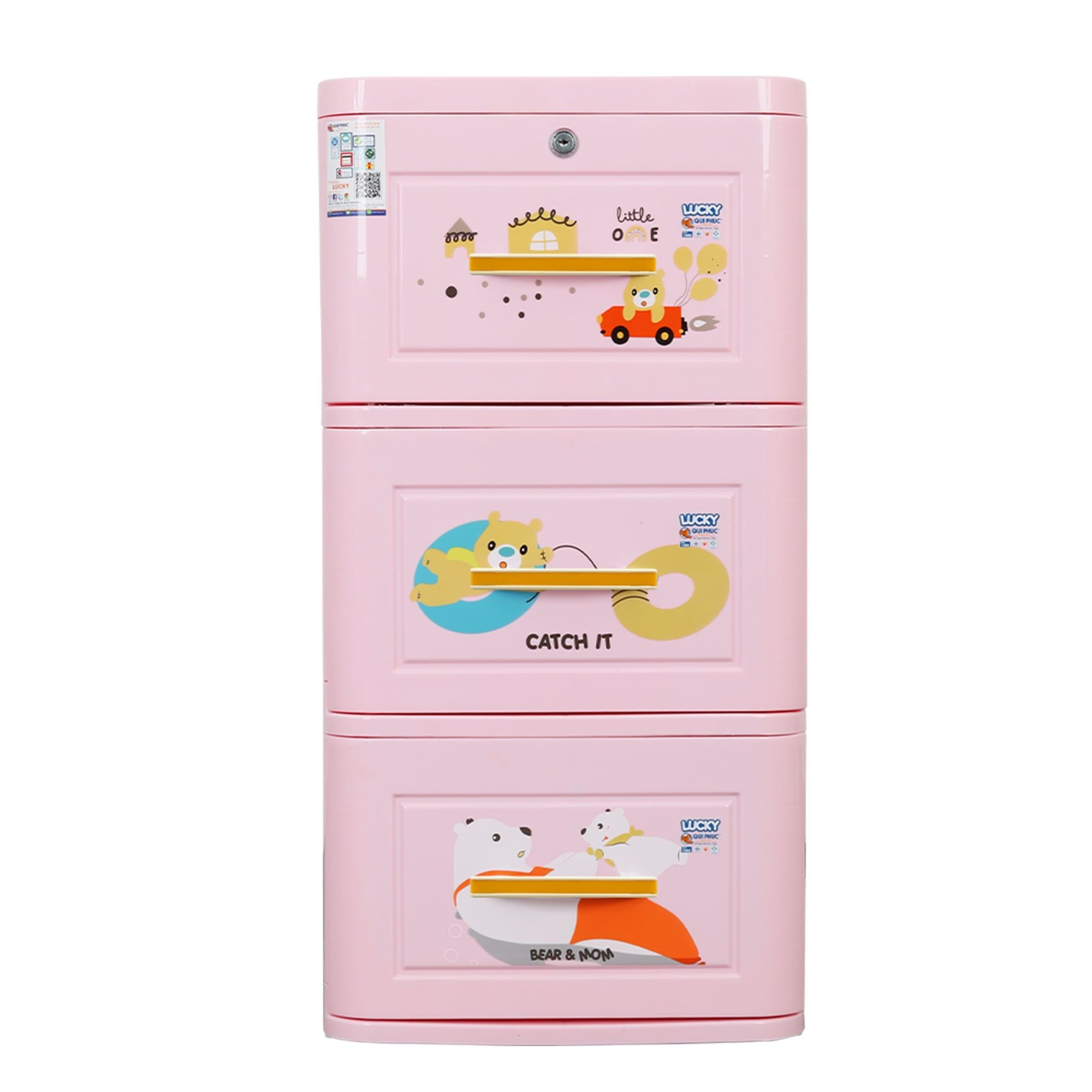  Tủ nhựa LUCKY 3 tầng 