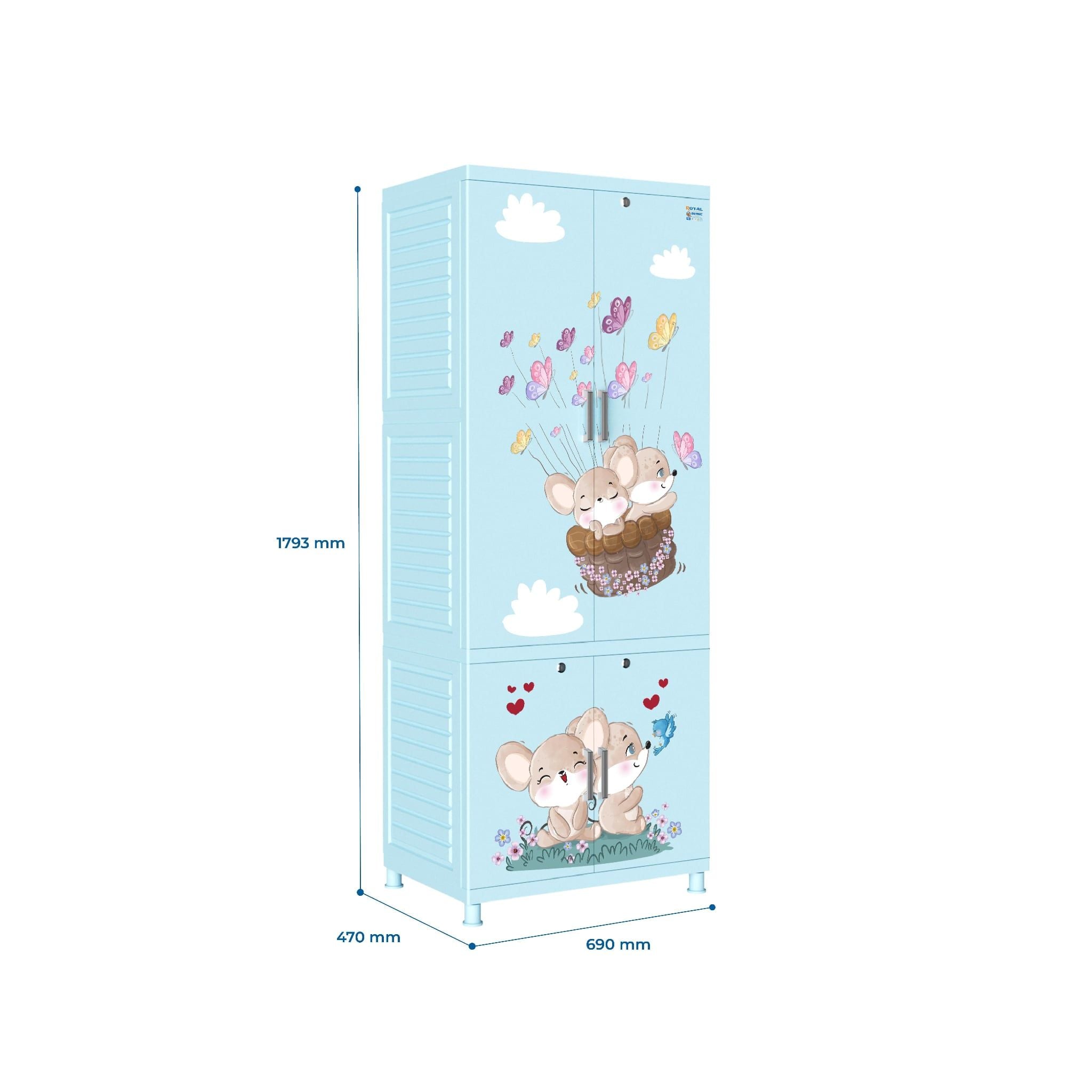  Tủ nhựa ROYAL 2 tầng 